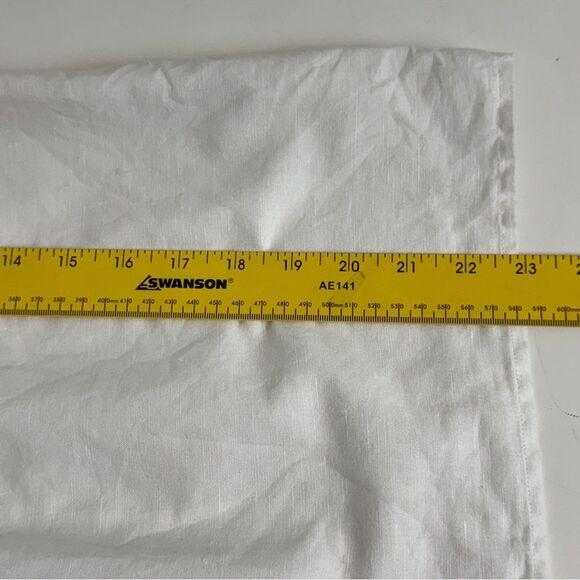 J. Crew Factory White Embroidered Linen Cotton Sleeveless Top 2 - Picture 5 of 7